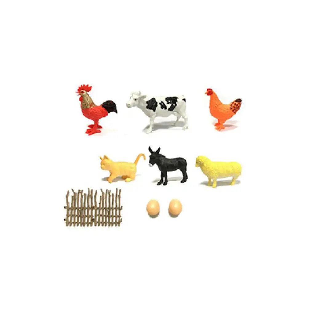 imagen de Conjunto de animales domésticos en bolsa de 6 piezas 2