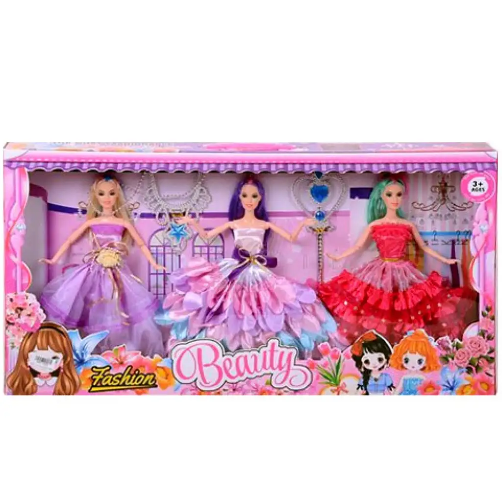 imagen de Conjunto de belleza de muñecas con collar de 3 piezas 1