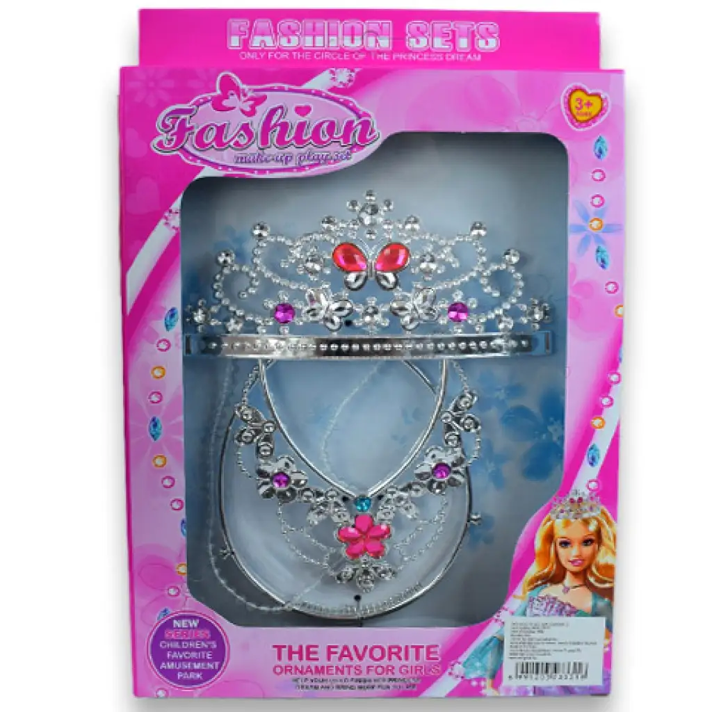 imagen de Conjunto de belleza de princesa con tiara y collar 2