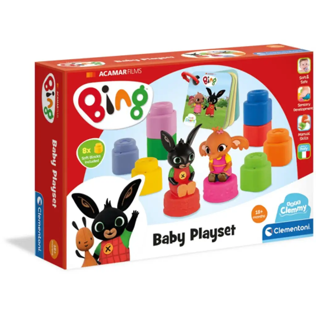 imagen de Conjunto de bloques suaves Clemmy Bing - Clementoni 1
