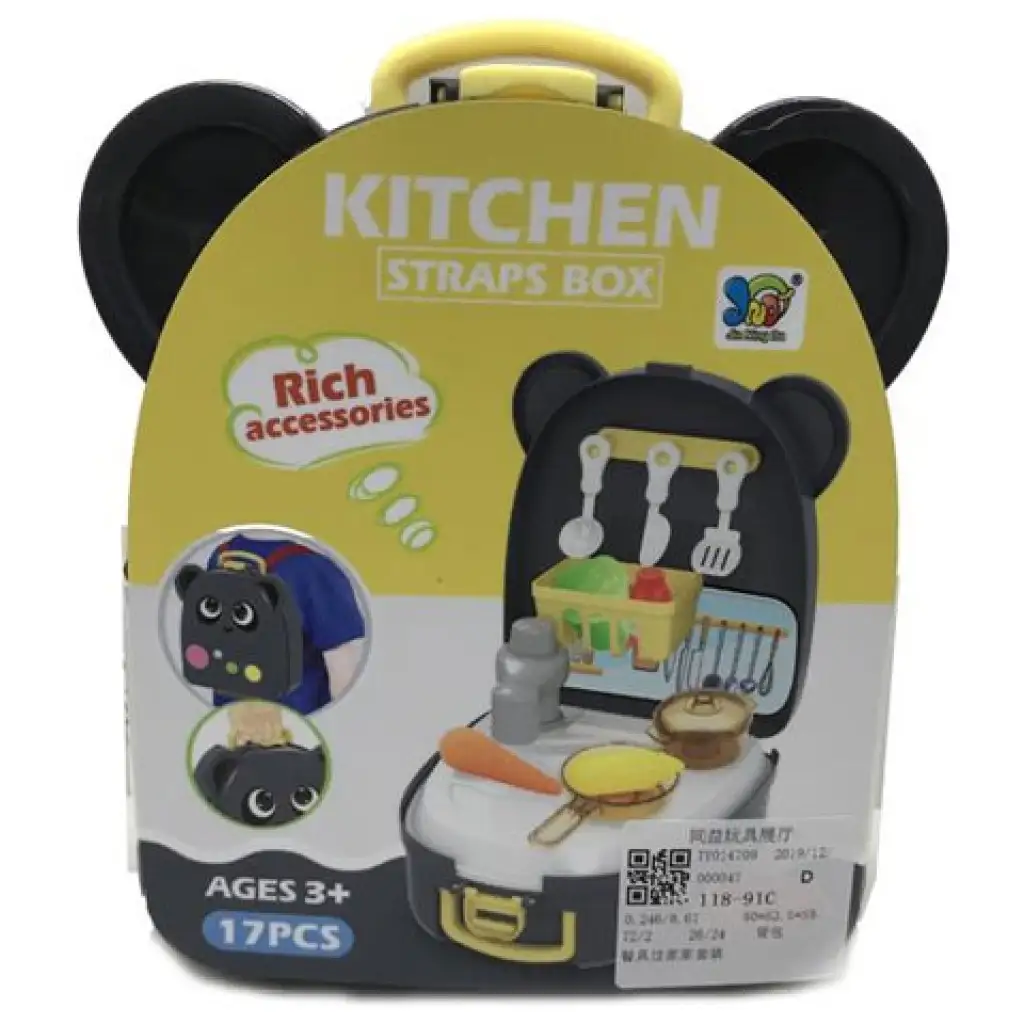 imagen de Conjunto de cocina en almacenamiento de osito con accesorios 1
