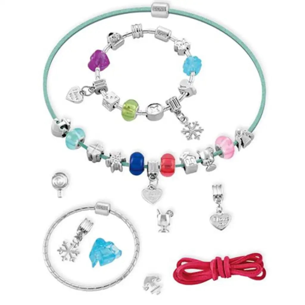 imagen de Conjunto de creación de pulseras Fashion Star con medallas y accesorios 2