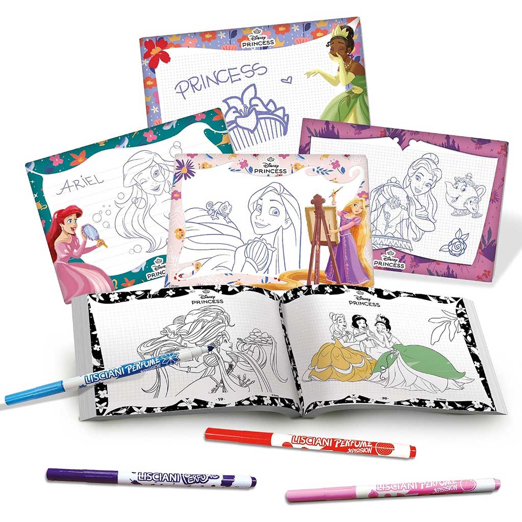 imagen de Conjunto de escuela de dibujo de Princesas Disney - Lisciani 2