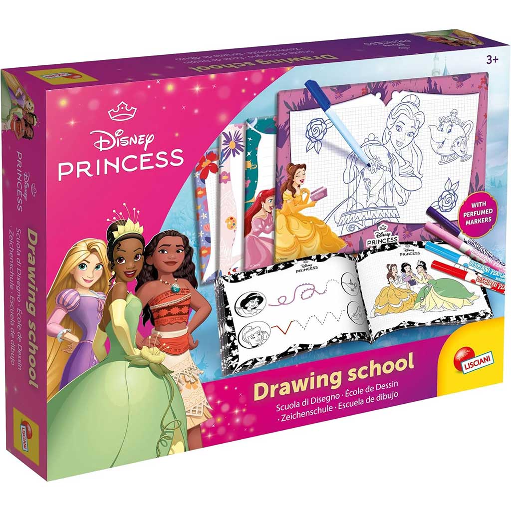 imagen de Conjunto de escuela de dibujo de Princesas Disney - Lisciani 1