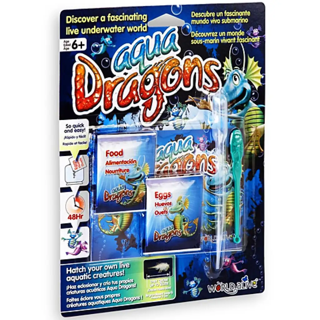 imagen de Conjunto de huevos y alimento para Aqua Dragons del mundo submarino 1