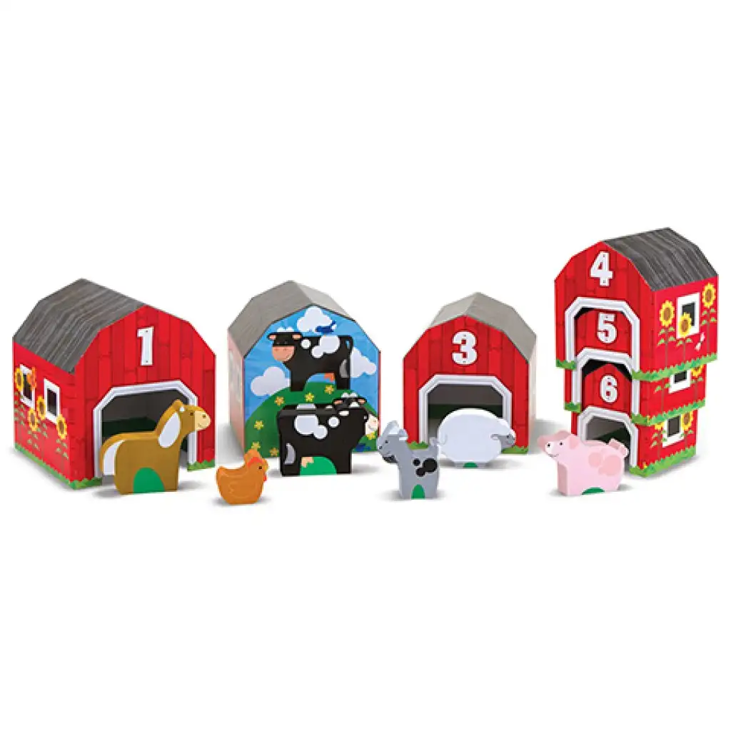 imagen de Conjunto de juego creativo de establo de granja - Melissa & Doug 2