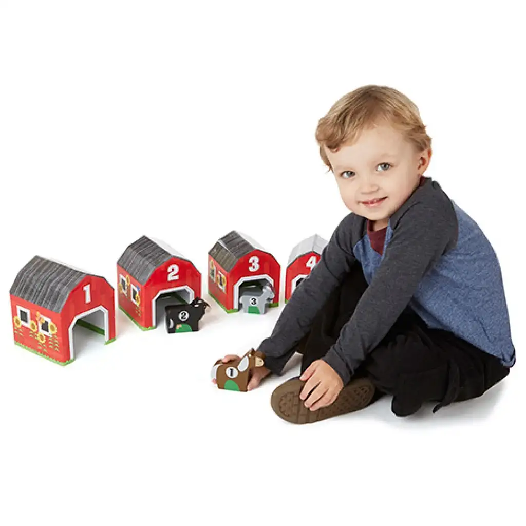 imagen de Conjunto de juego creativo de establo de granja - Melissa & Doug 3