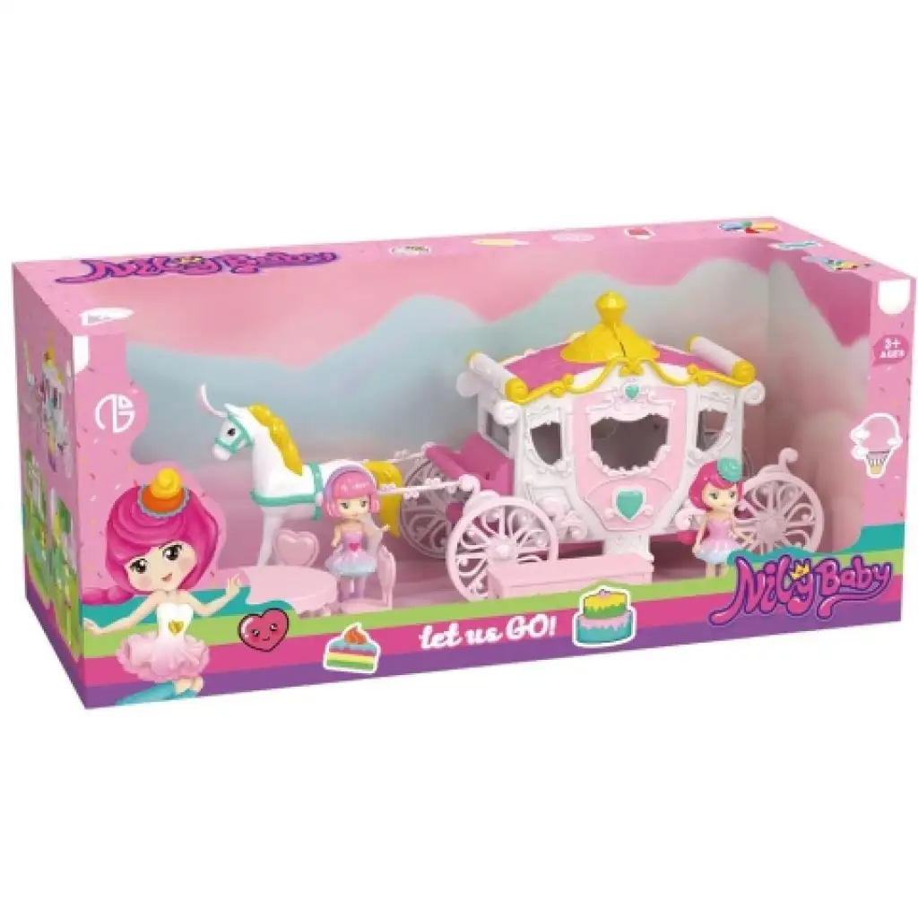 imagen de Conjunto de juego de carro mágico Nily Baby con figura y accesorios 1