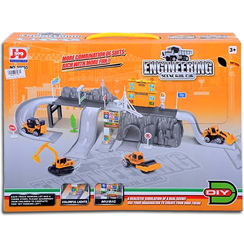 imagen de Conjunto de juego de construcción con vehículos 1