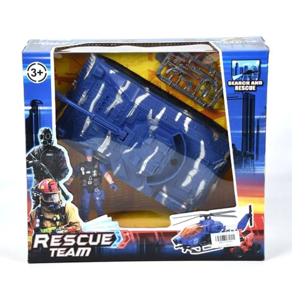 imagen de Conjunto de juego militar del equipo de rescate con tanque 1