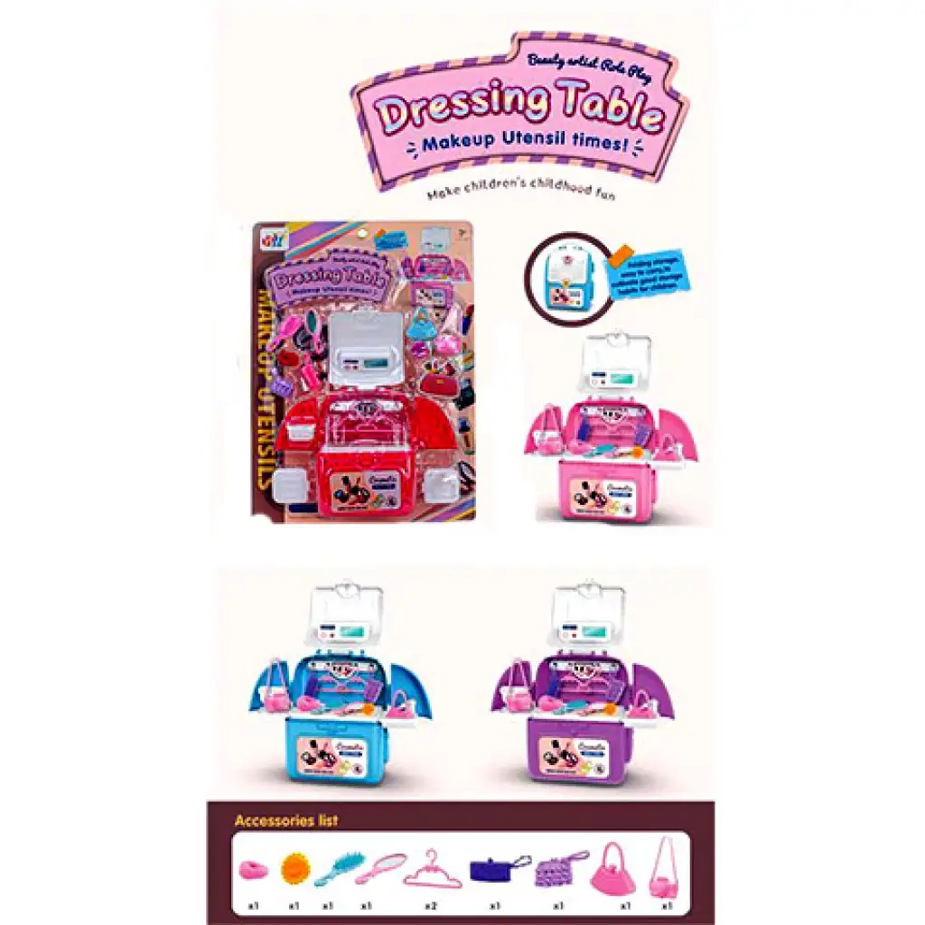 imagen de Conjunto de mesa de belleza con accesorios 1