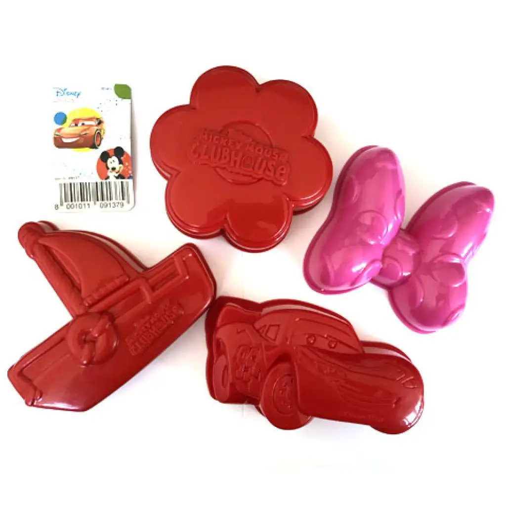 imagen de Conjunto de moldes de arena Disney Cars y Minnie Mouse 4 piezas 3