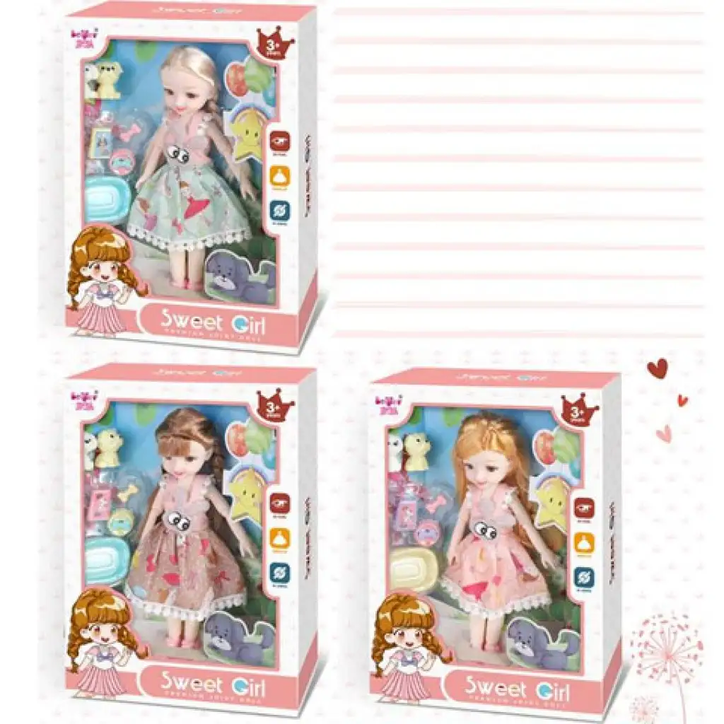 imagen de Conjunto de muñeca Jenny Sweet Girl en varias versiones 1