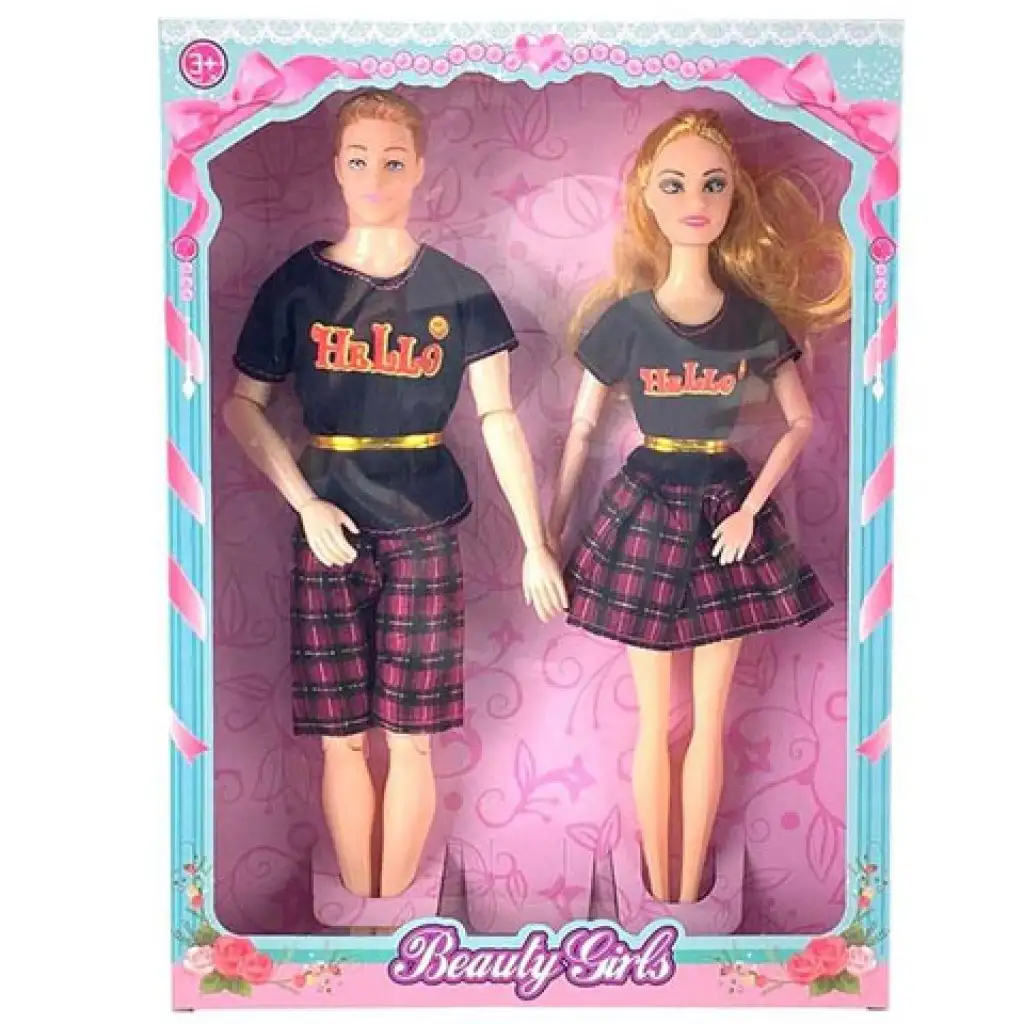 imagen de Conjunto de muñecas de moda Nicky y Alex 1