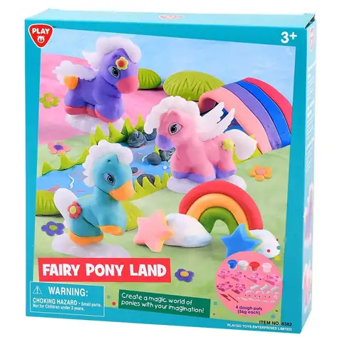 imagen de Conjunto de plastilina de pony encantador - Playgo 1