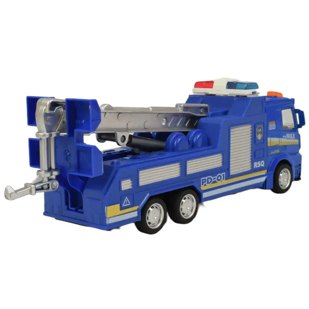 imagen de Conjunto de Policía: Camión de policía con ruedas de lenticular y sonido en varias versiones 19cm 1ud 15