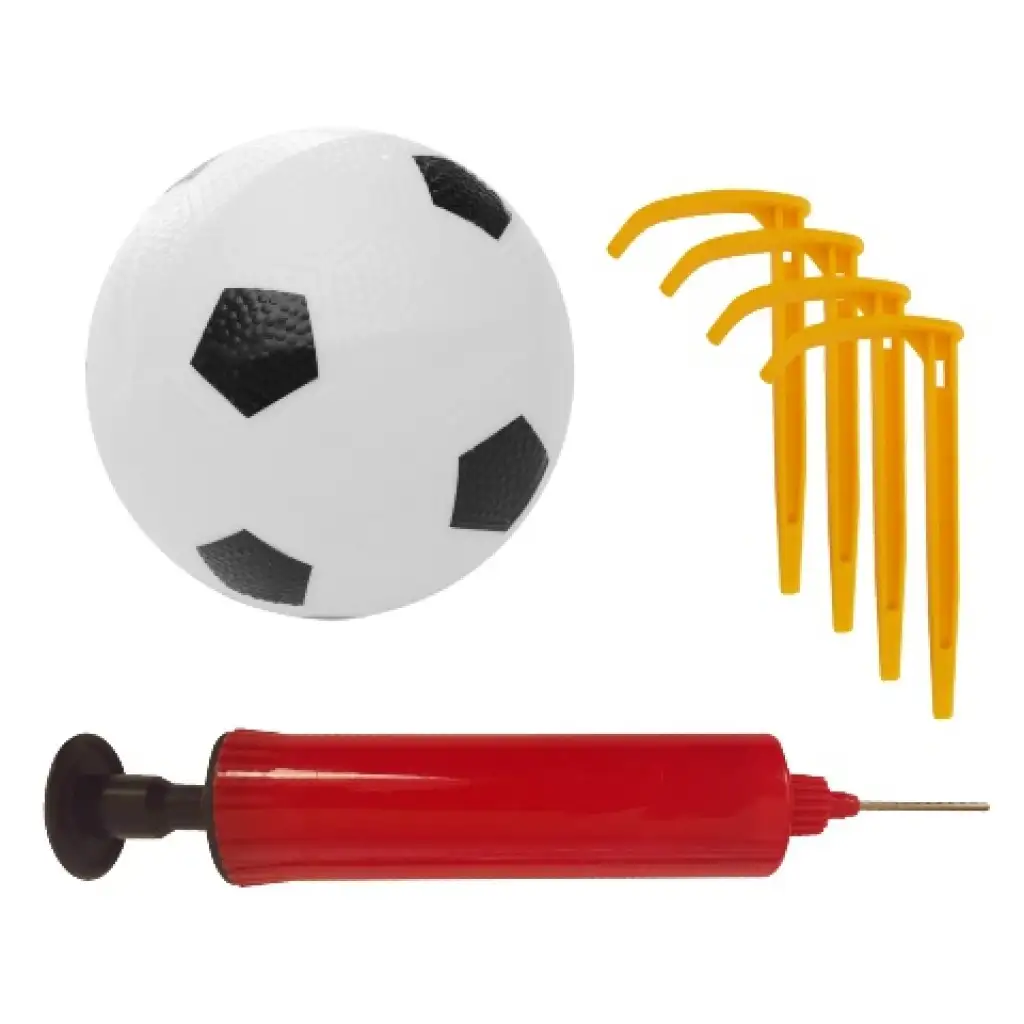 imagen de Conjunto de portería de fútbol con balón y bomba 3