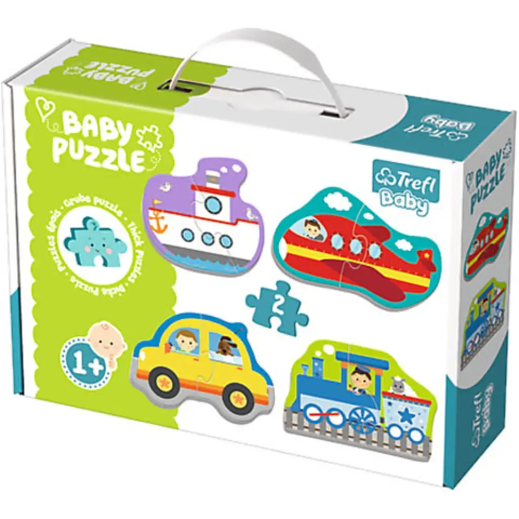 imagen de Conjunto de puzzle para bebés de vehículos - Trefl 1