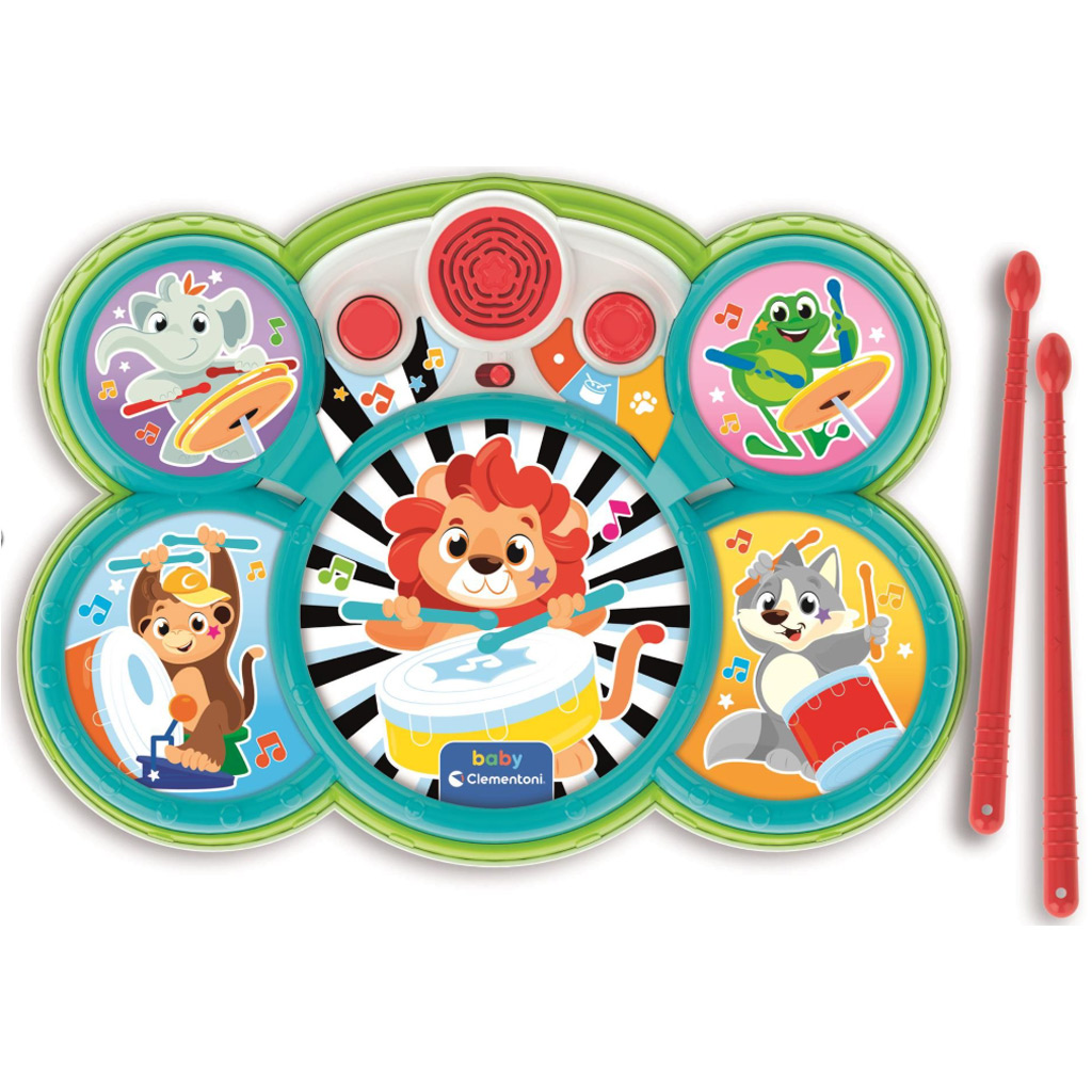 imagen de Conjunto de tambor de animales interactivo - Clementoni baby 2