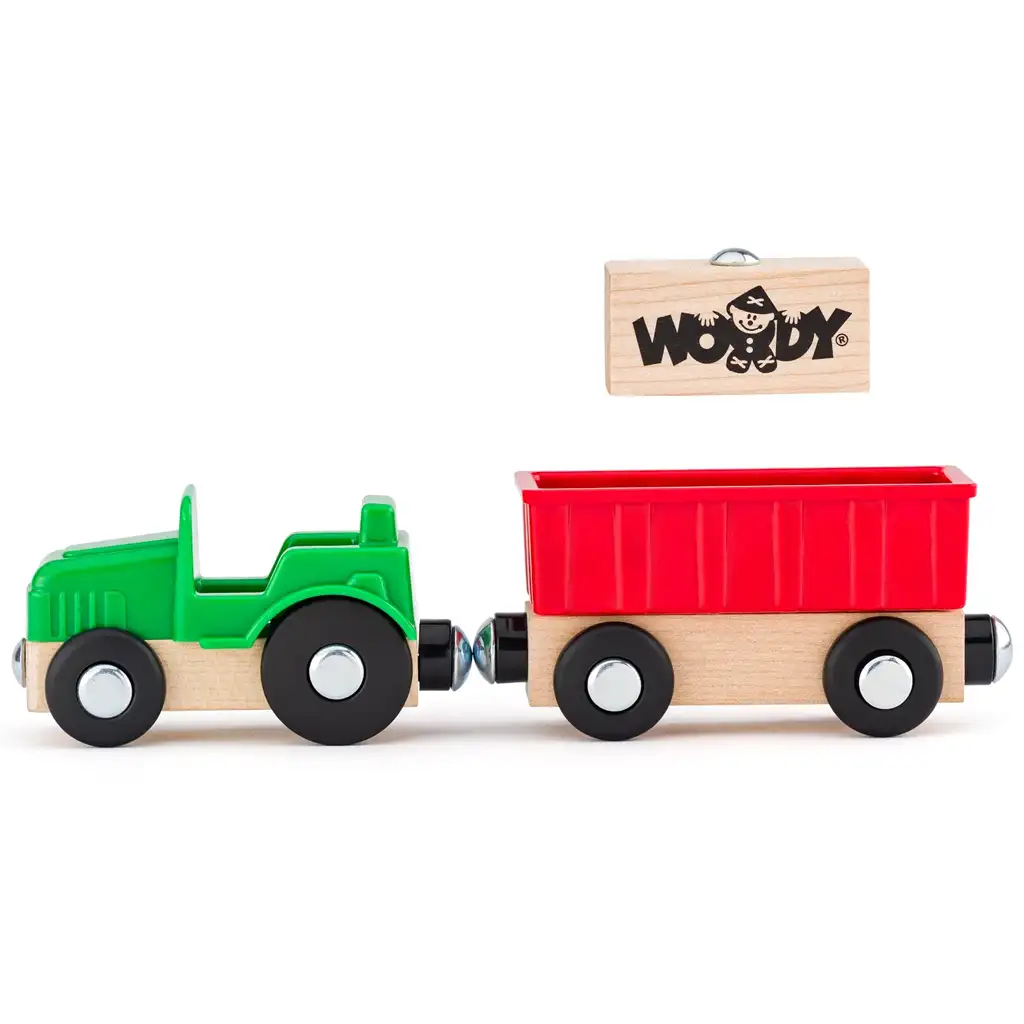 imagen de Conjunto de vehículos de maquinaria 8 piezas con figura - Woodyland 4