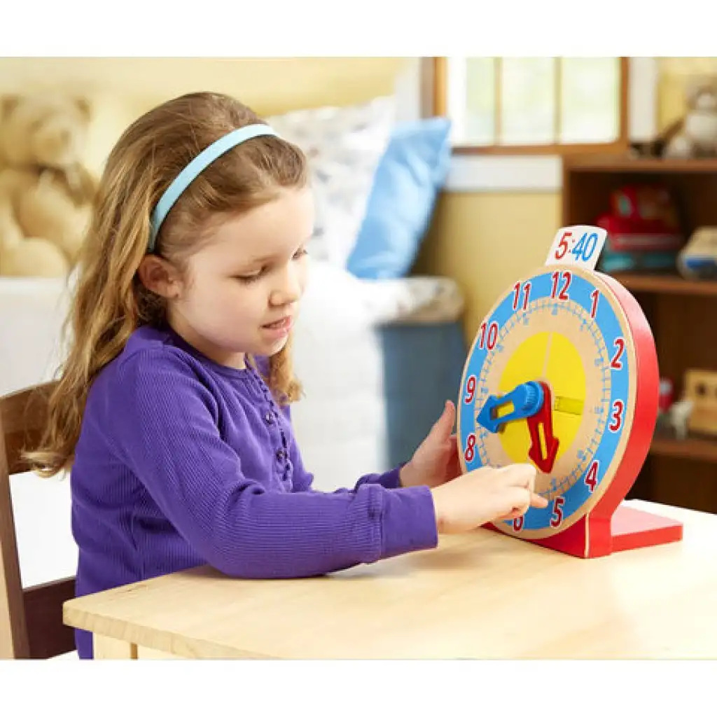 imagen de ¡Conoce el reloj! juguete educativo de Melissa & Doug 3