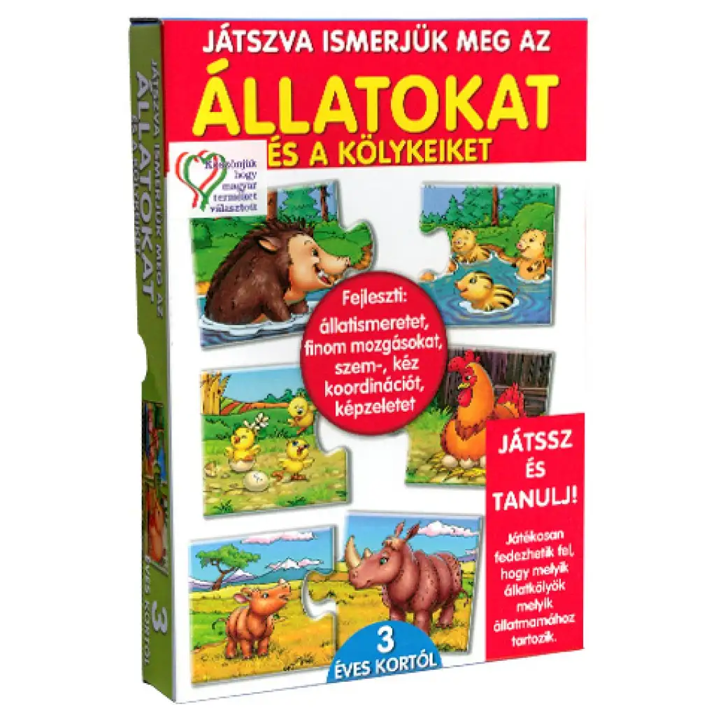 imagen de Conociendo a los animales y sus crías jugando 1
