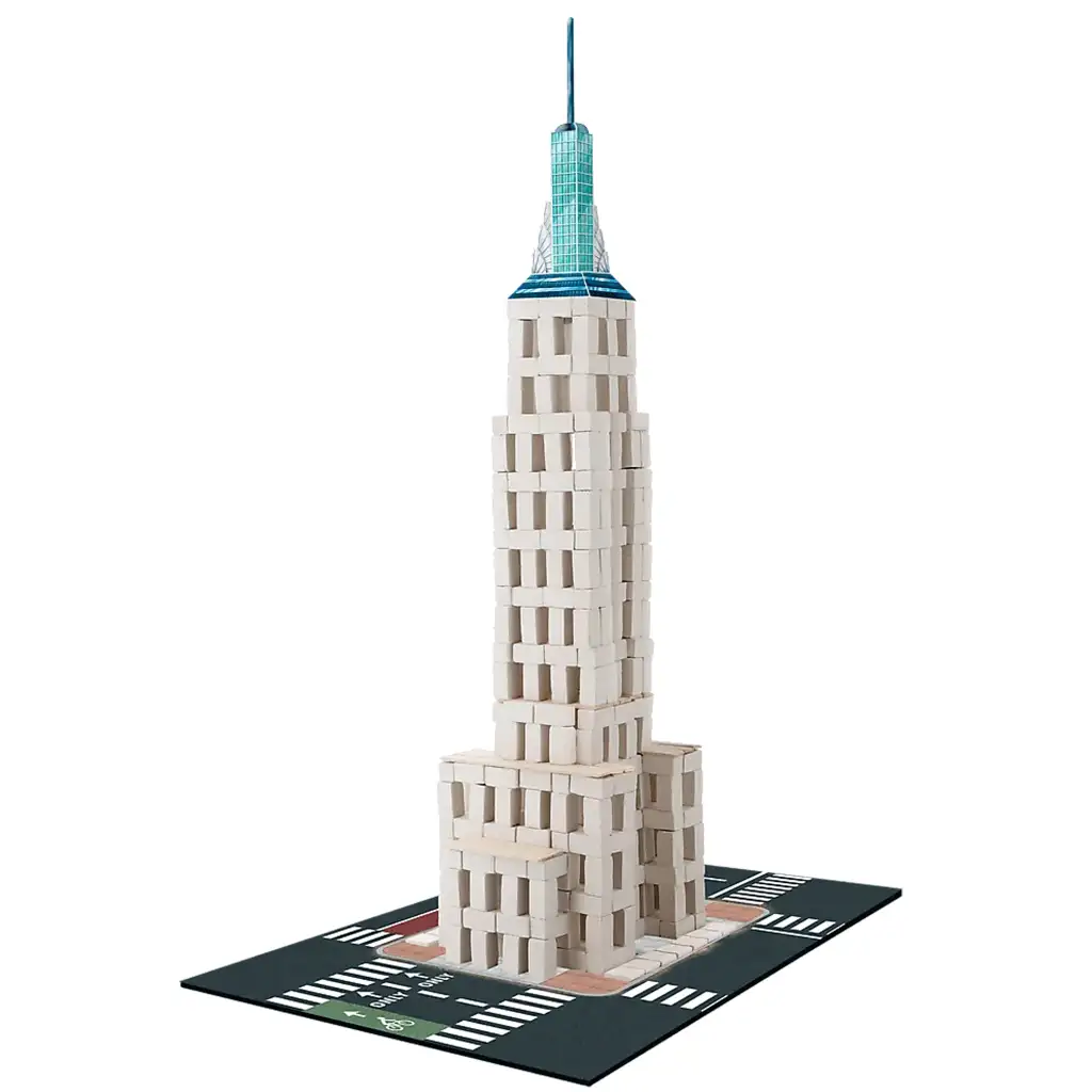 imagen de Construimos con ladrillos Brick Trick: Edificio Empire State XL juego de construcción - Trefl 2