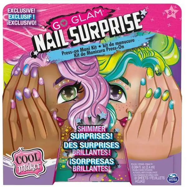 imagen de Cool Maker: Go Glam Kit de sorpresas para decoración de uñas brillante - Spin Master 1