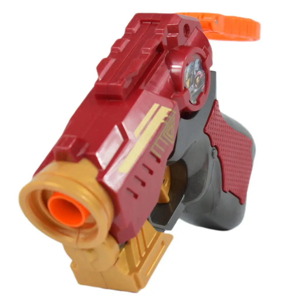 imagen de Cool Soft Bullet Gun: Arma de dardos de espuma de tamaño pequeño con balas en color rojo de 14 cm 2