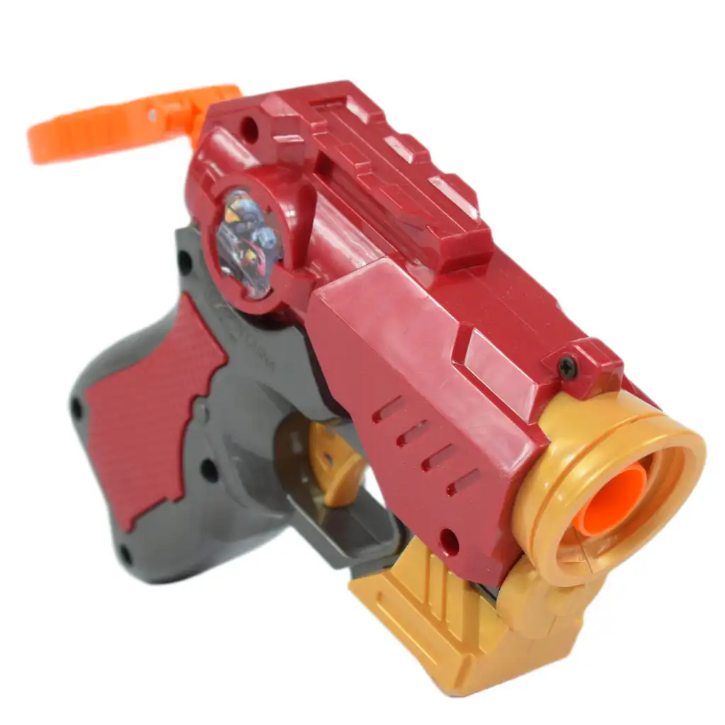 imagen de Cool Soft Bullet Gun: Arma de dardos de espuma de tamaño pequeño con balas en color rojo de 14 cm 3