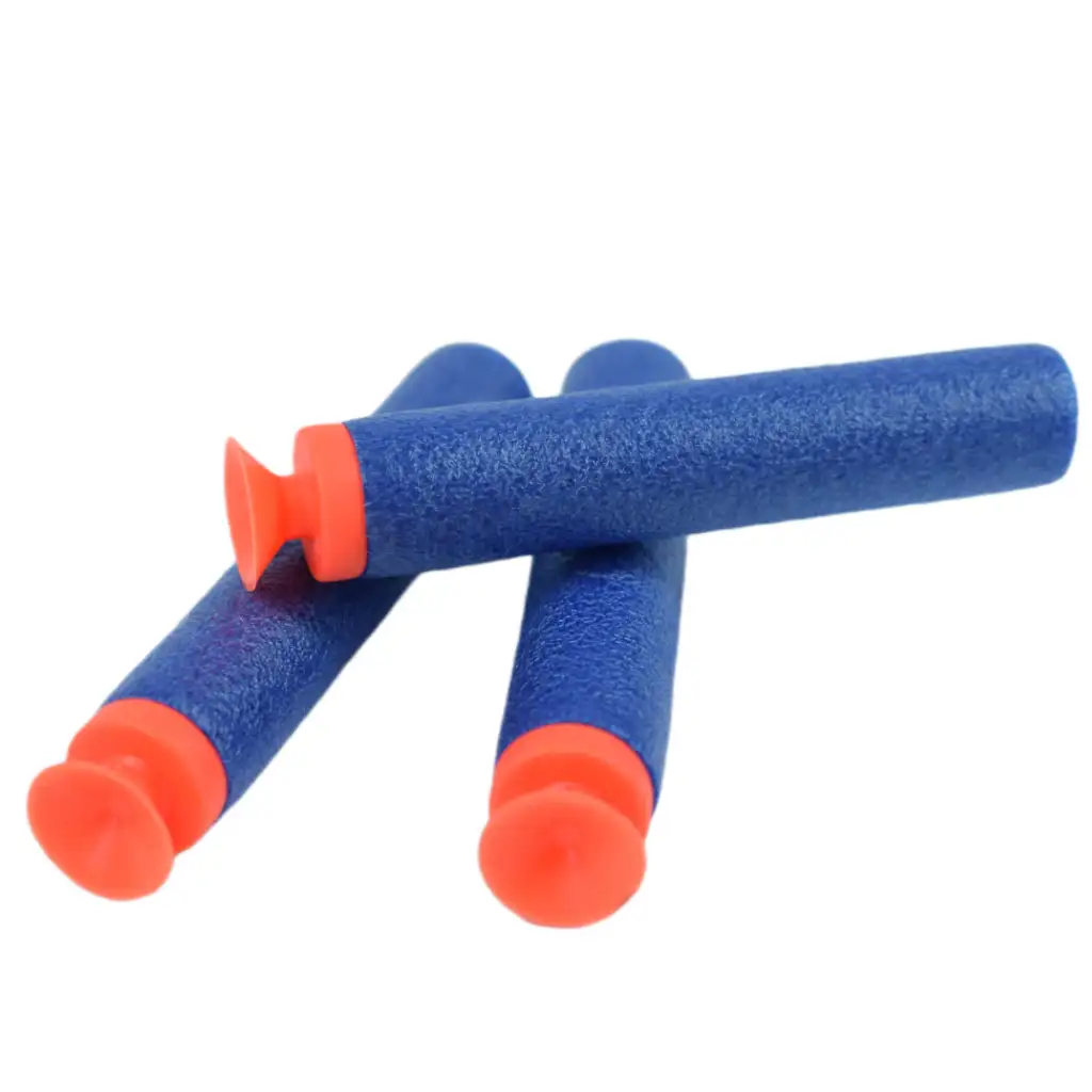 imagen de Cool Soft Bullet Gun: Arma de dardos de espuma de tamaño pequeño con balas en color rojo de 14 cm 7
