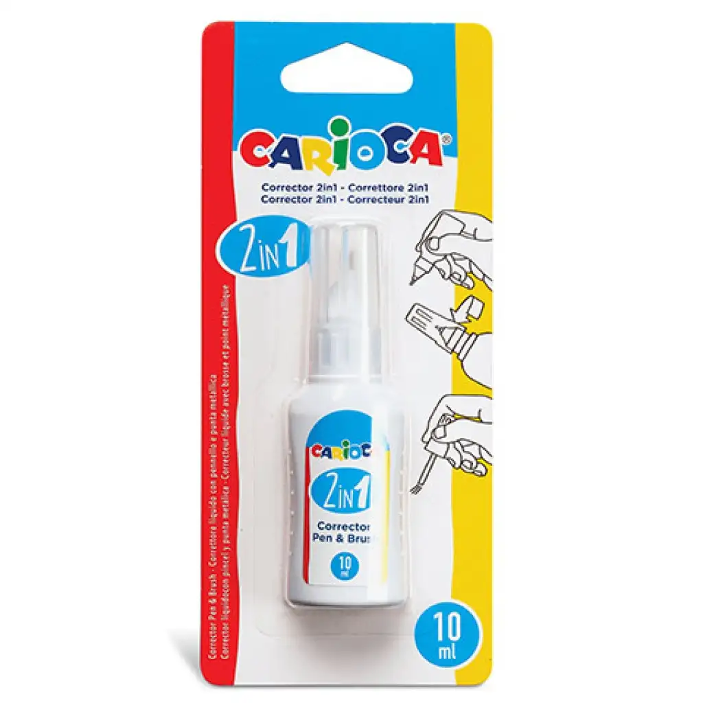 imagen de Corrector 2 en 1 tubo de 10 ml - Carioca 1