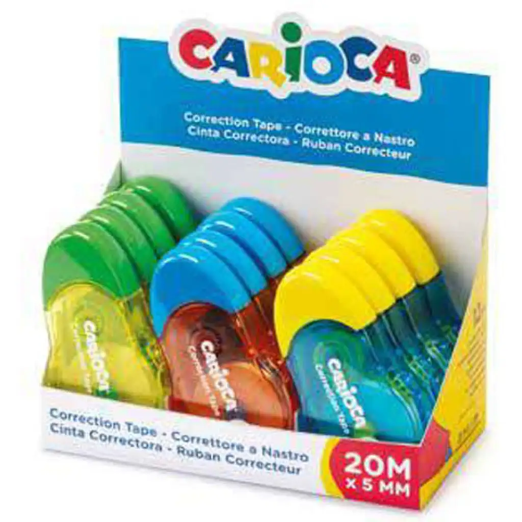 imagen de Corrector de cinta 5mmx12m en varias versiones - Carioca 1