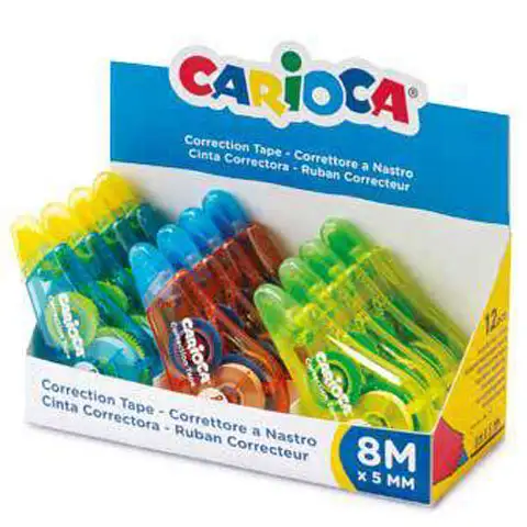 imagen de Corrector de errores roller 8mx5mm en varias versiones - Carioca 1
