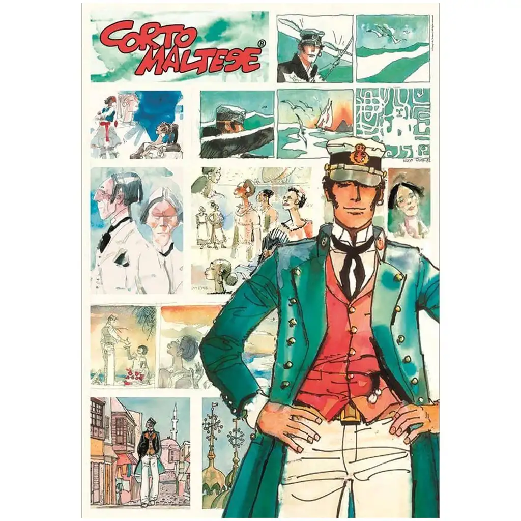 imagen de Corto Maltese cómic HQC 1000 piezas con póster - Clementoni 2
