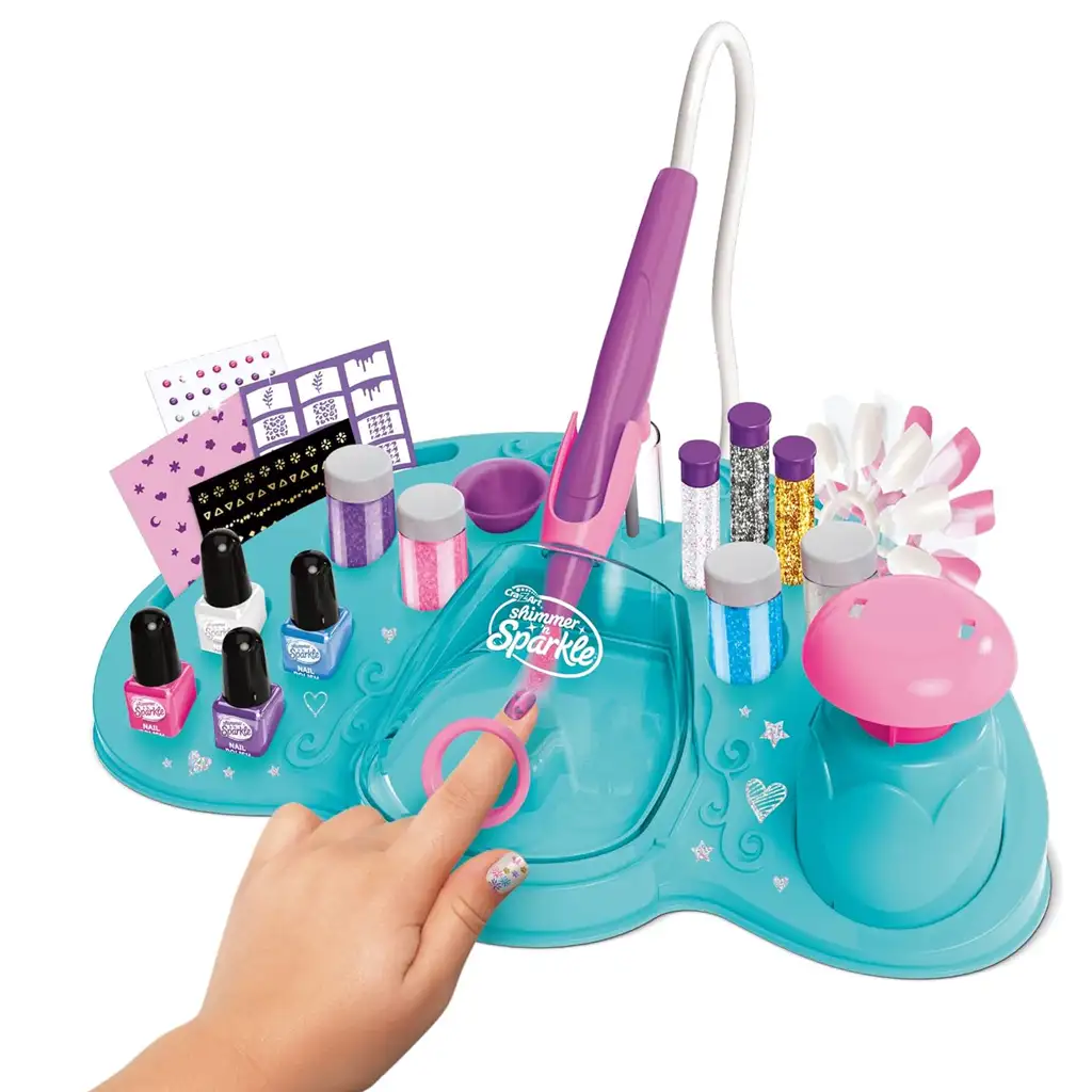 imagen de Cra-Z-Art: Shimmer and Sparkle - Set de estudio de uñas con spray de brillo y destello 3