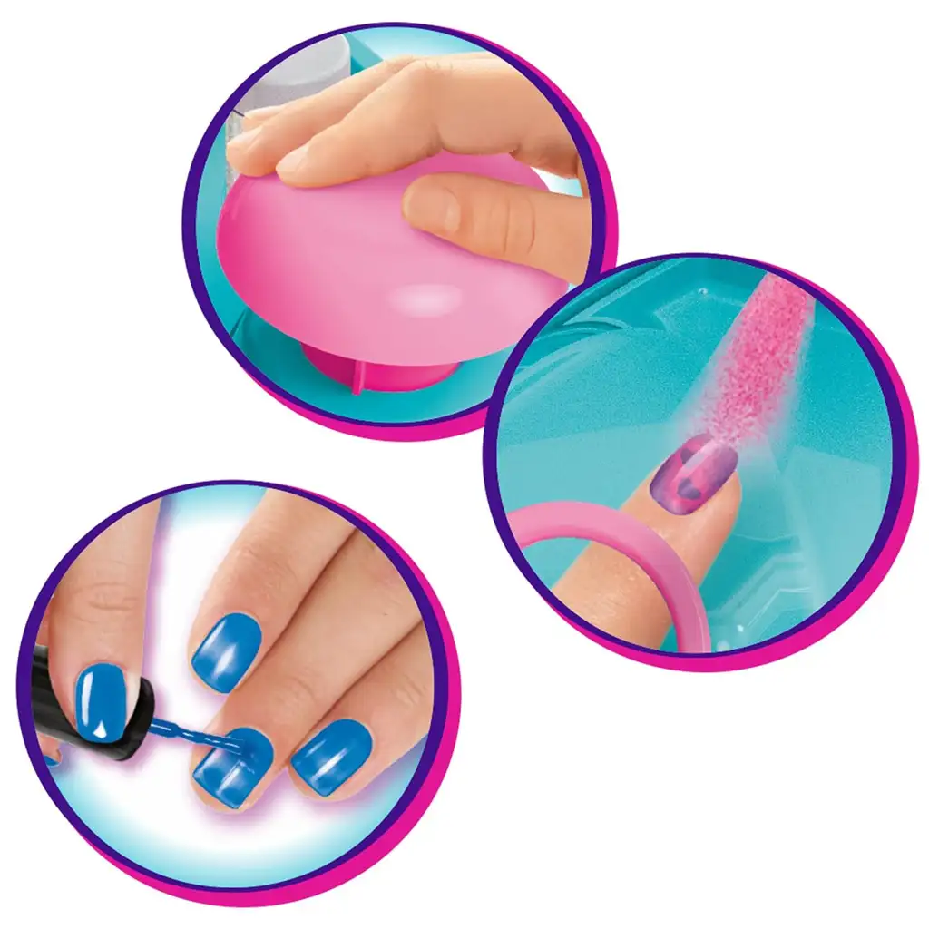 imagen de Cra-Z-Art: Shimmer and Sparkle - Set de estudio de uñas con spray de brillo y destello 4