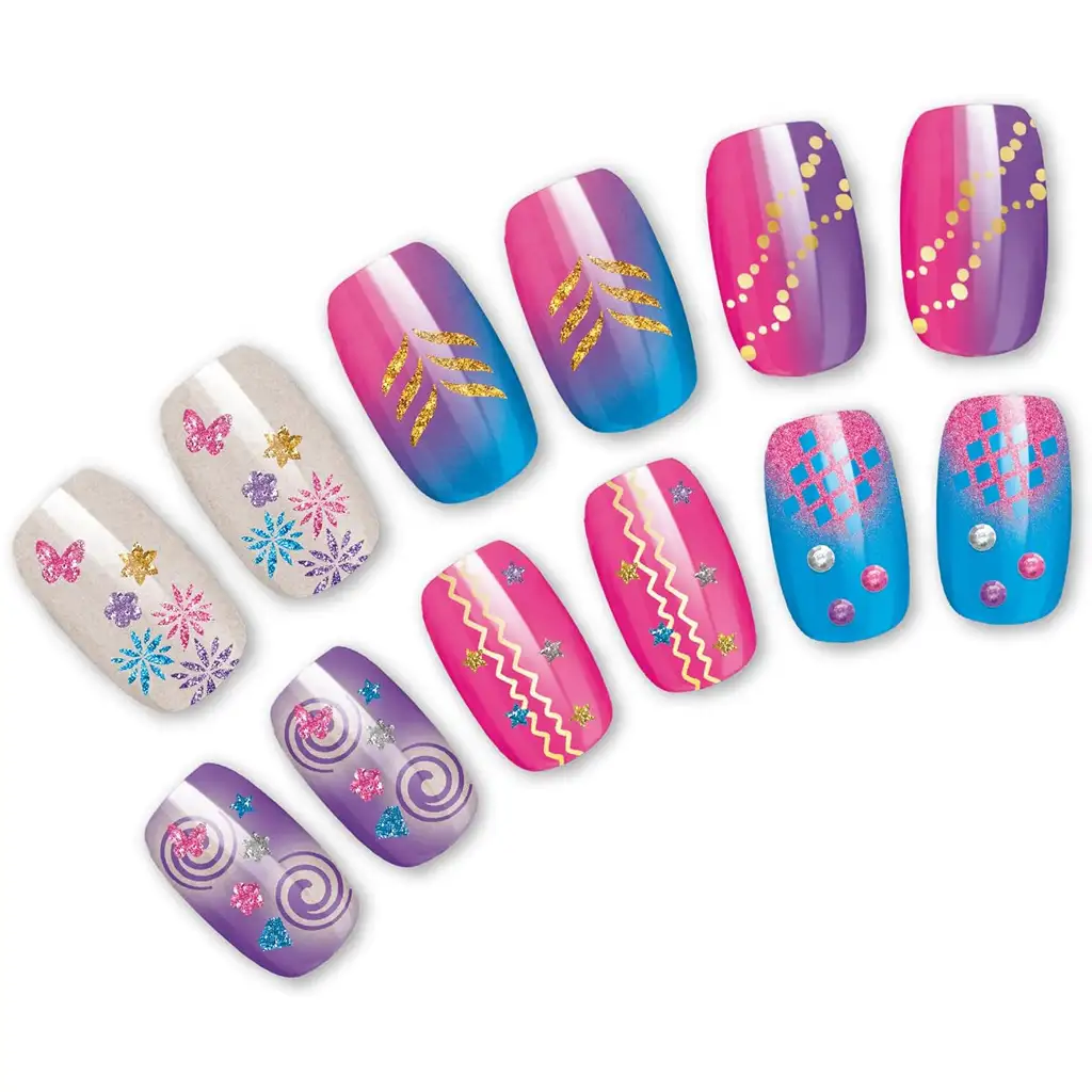 imagen de Cra-Z-Art: Shimmer and Sparkle - Set de estudio de uñas con spray de brillo y destello 6
