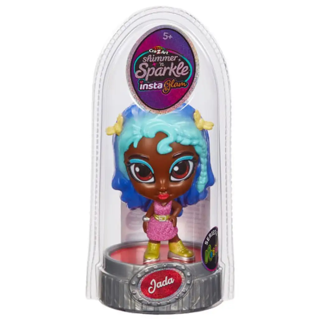 imagen de Cra-Z-Art: Shimmer 'n Sparkle Insta Glam Neon Jada muñeca 1