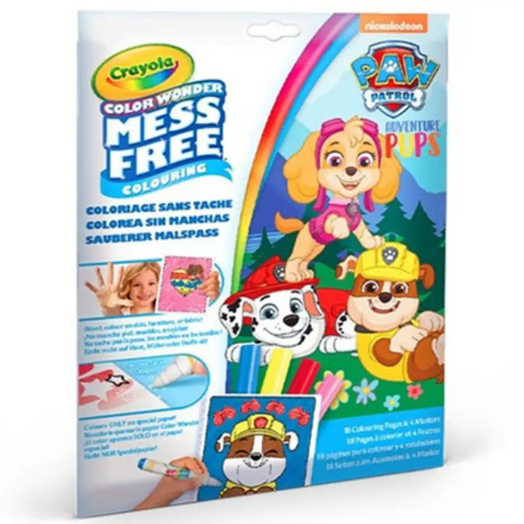 imagen de Crayola: Color Wonder Patrulla Canina libro de colorear sin manchas 1