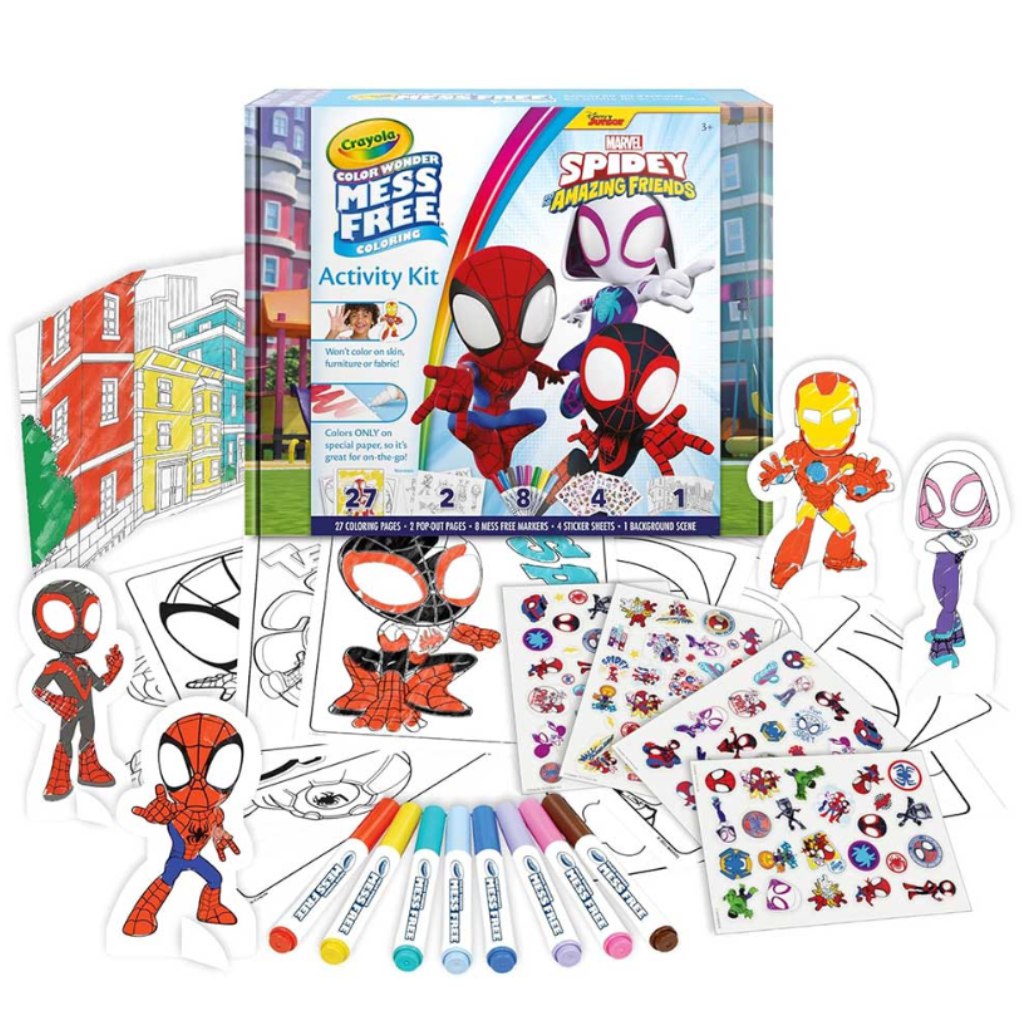 imagen de Crayola: Color Wonder Spider-Man - Set creativo de actividades de Spidey 1