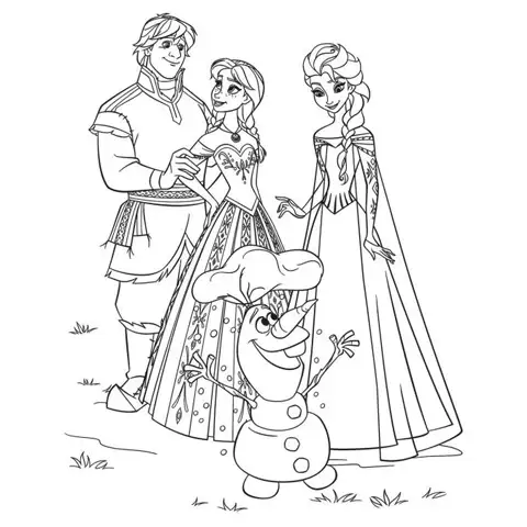 imagen de Crayola: Frozen 2 cuaderno para colorear, pintar y pegar 4