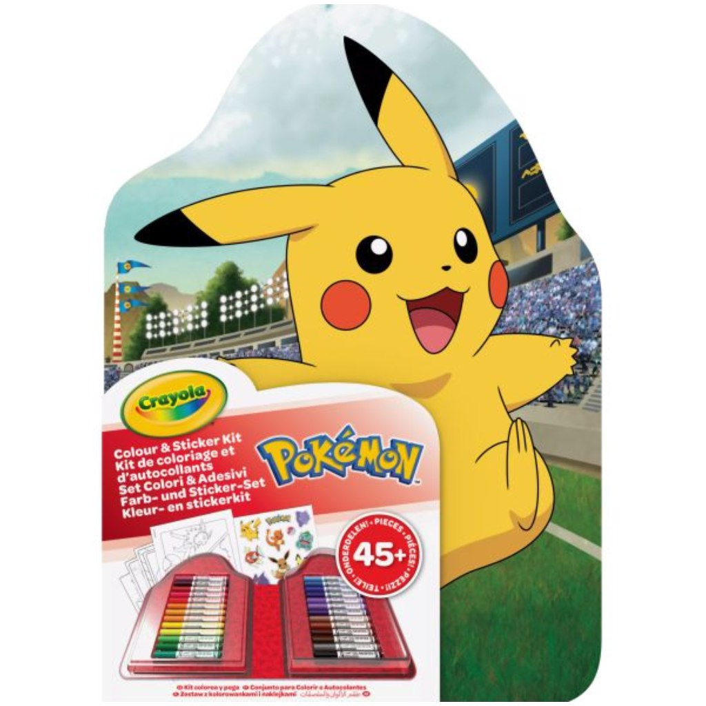 imagen de Crayola: Kit creativo de Pokémon con pegatinas 1