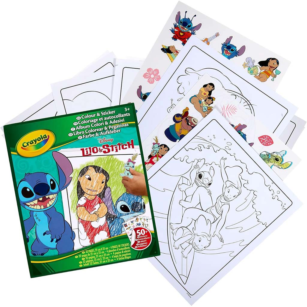 imagen de Crayola: Lilo & Stitch libro para colorear y pegar 2