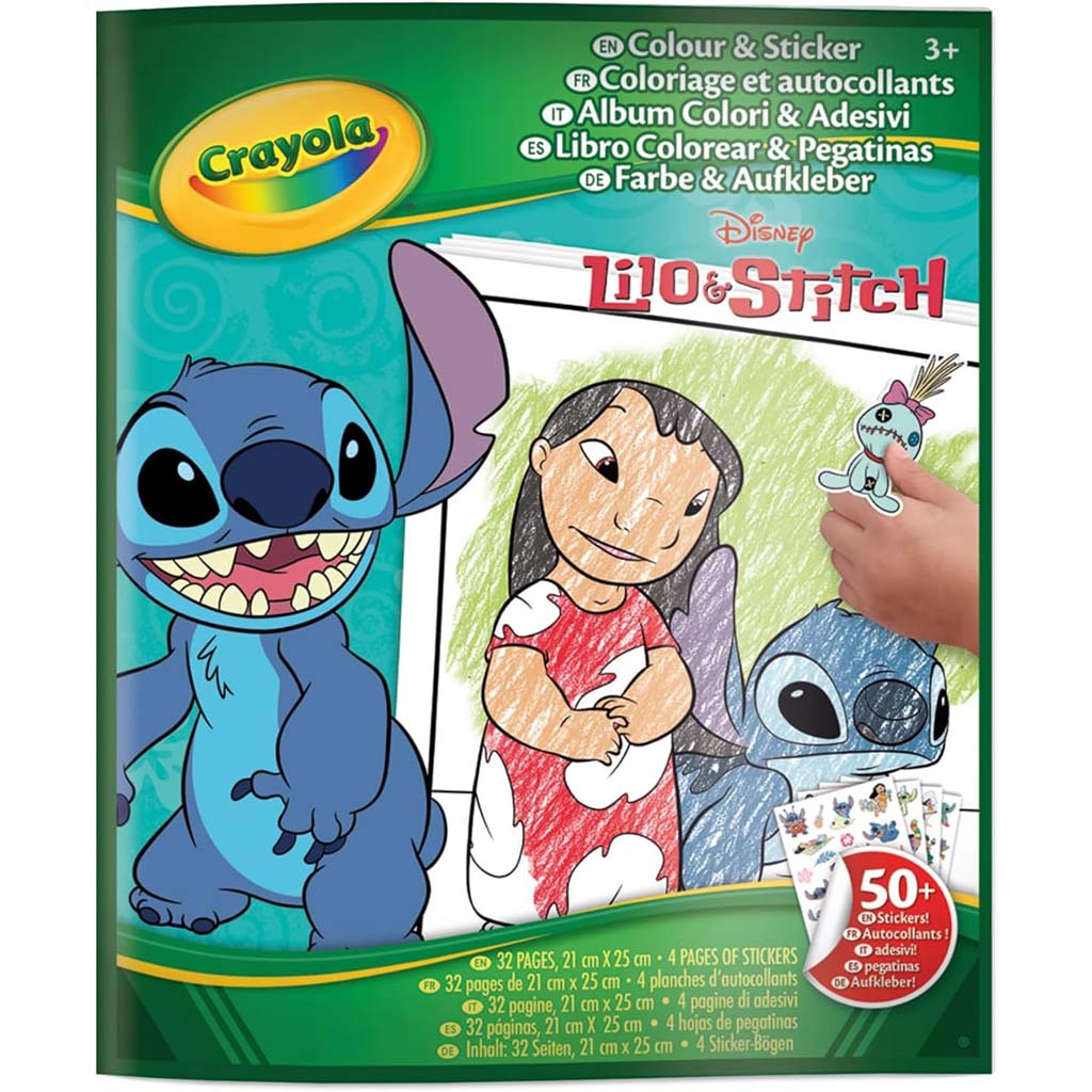imagen de Crayola: Lilo & Stitch libro para colorear y pegar 1
