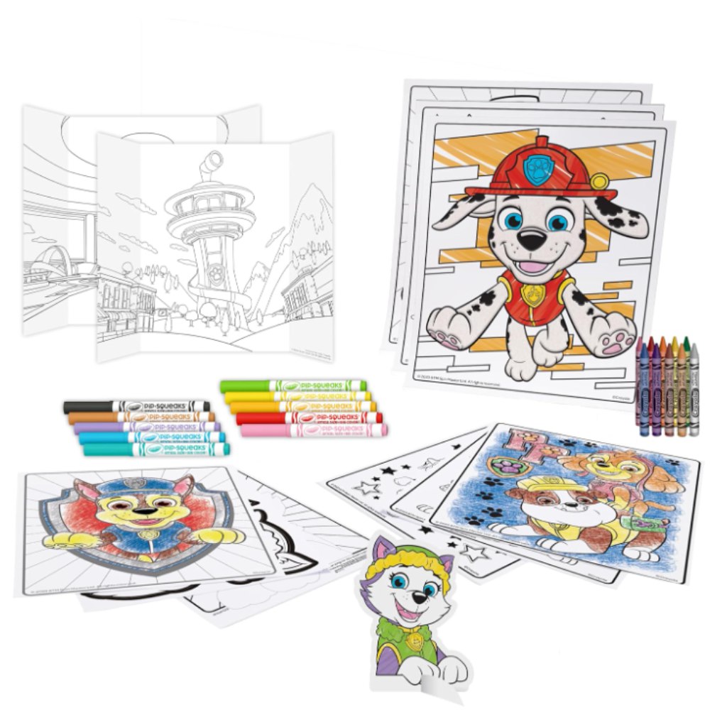 imagen de Crayola: Patrulla Canina 5 en 1 60 piezas set creativo para colorear 2