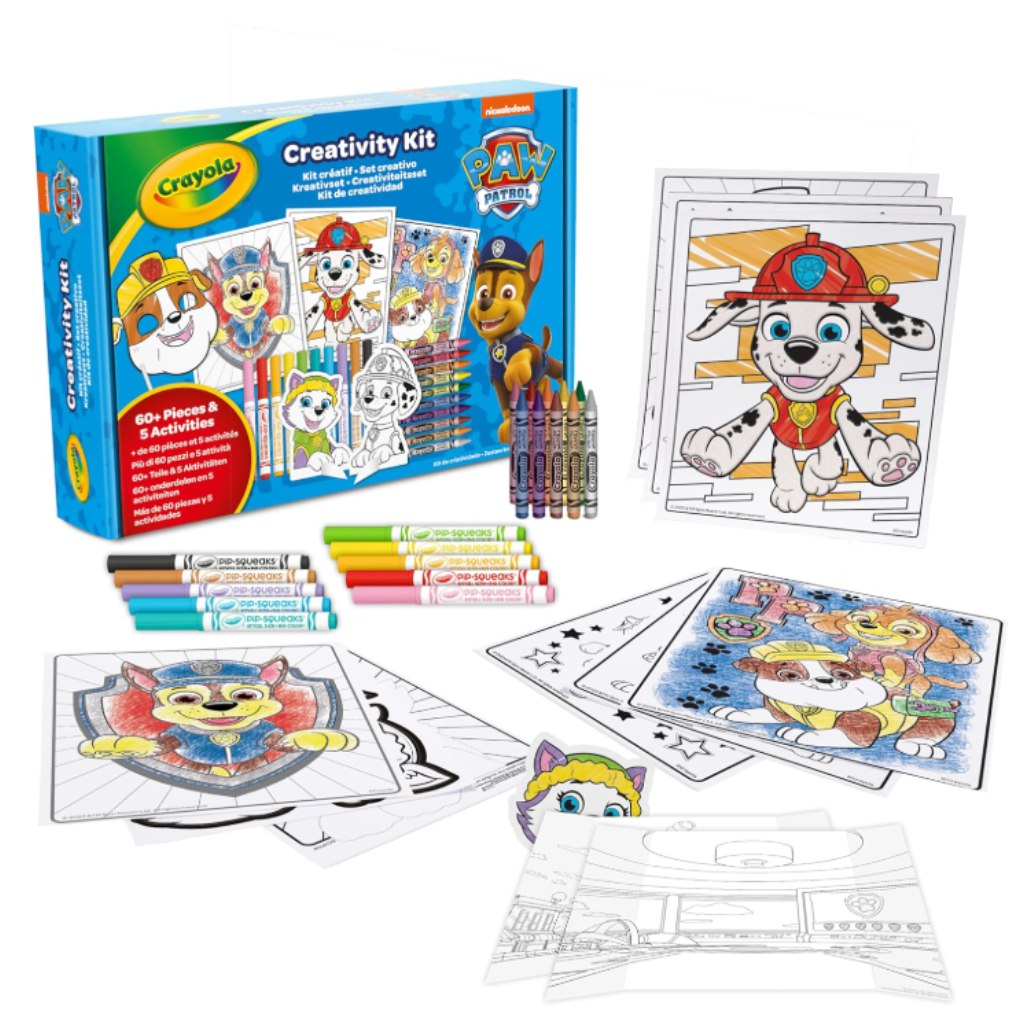imagen de Crayola: Patrulla Canina 5 en 1 60 piezas set creativo para colorear 1