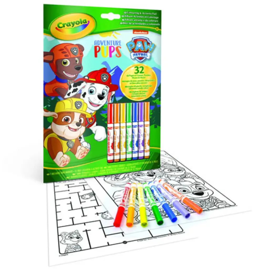 imagen de Crayola: Paw Patrol libro para colorear y actividades 1