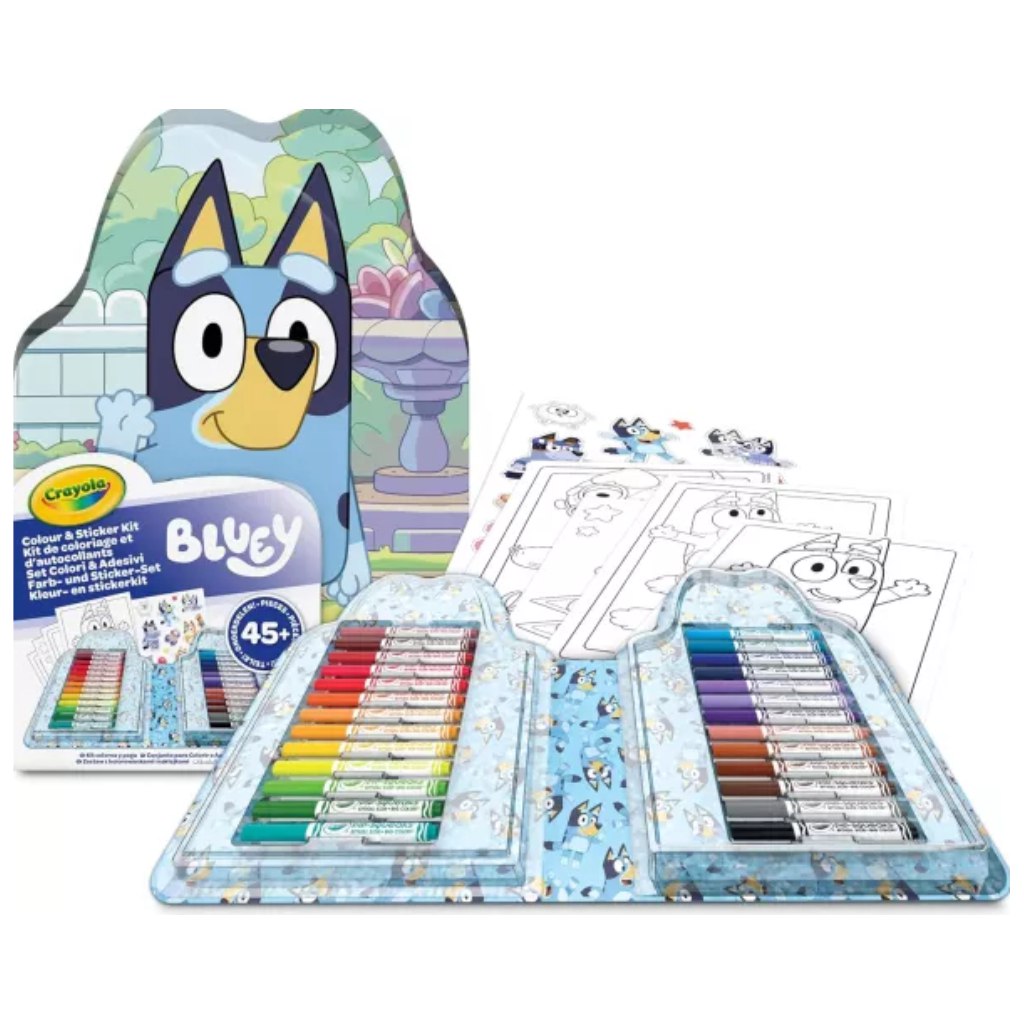 imagen de Crayola: Set creativo de Bluey con pegatinas 1