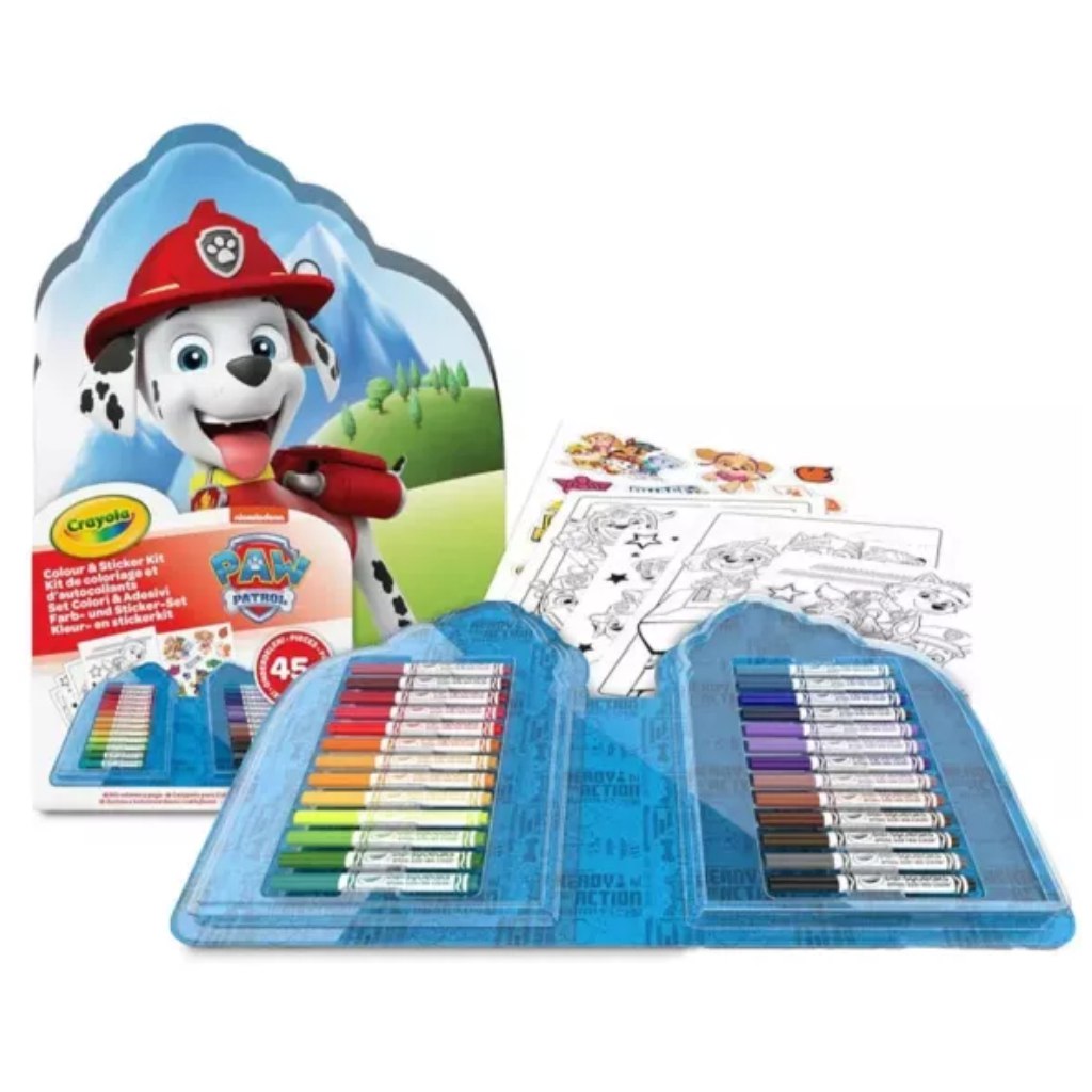 imagen de Crayola: Set creativo de Patrulla Canina con pegatinas 1